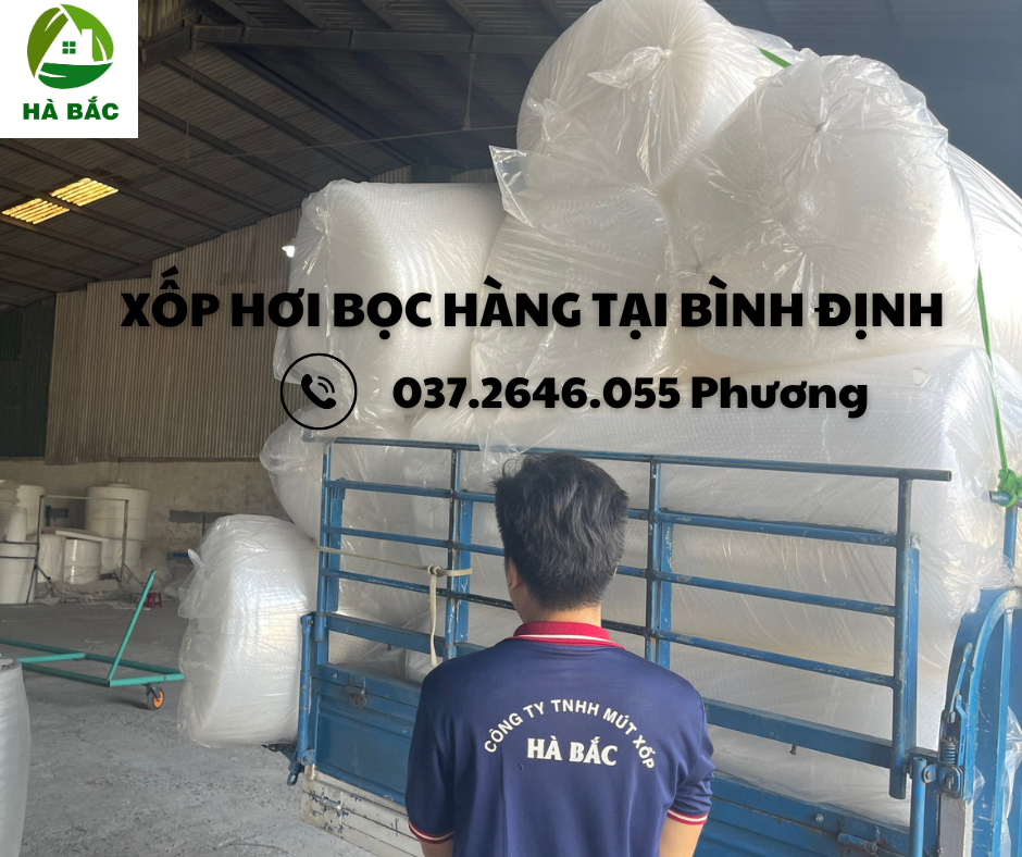 nhà máy xốp hơi tại Bình Định
