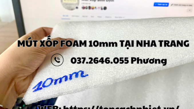 mút xốp pe foam 10mm