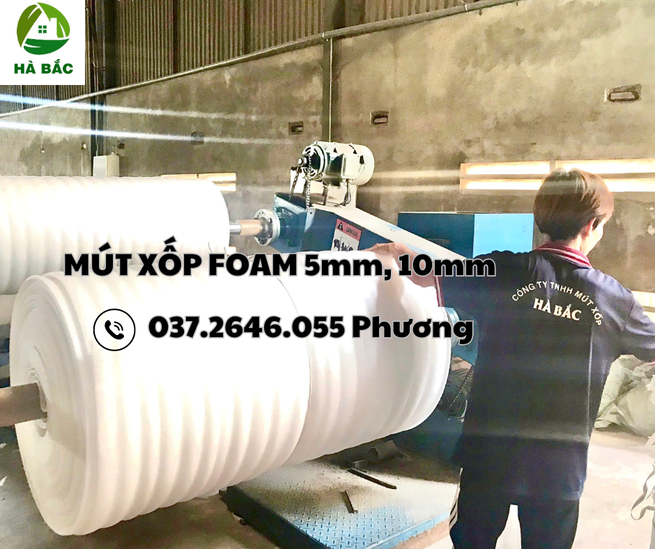 sản xuất mút xốp 5mm