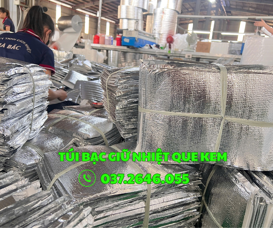 túi bạc giữ nhiệt que kem