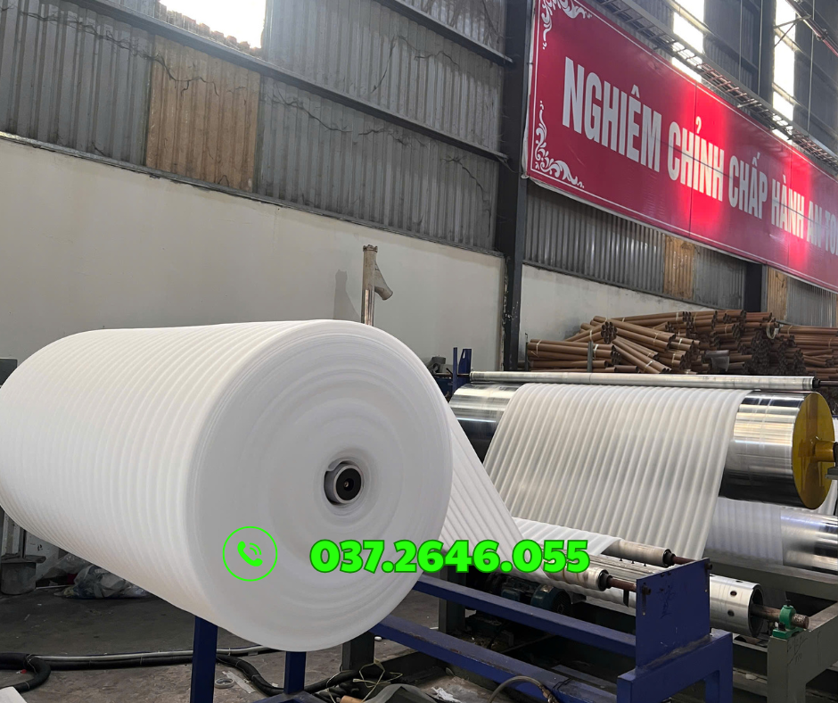 nhà máy sản xuất cuộn pe foam ở Bình Định