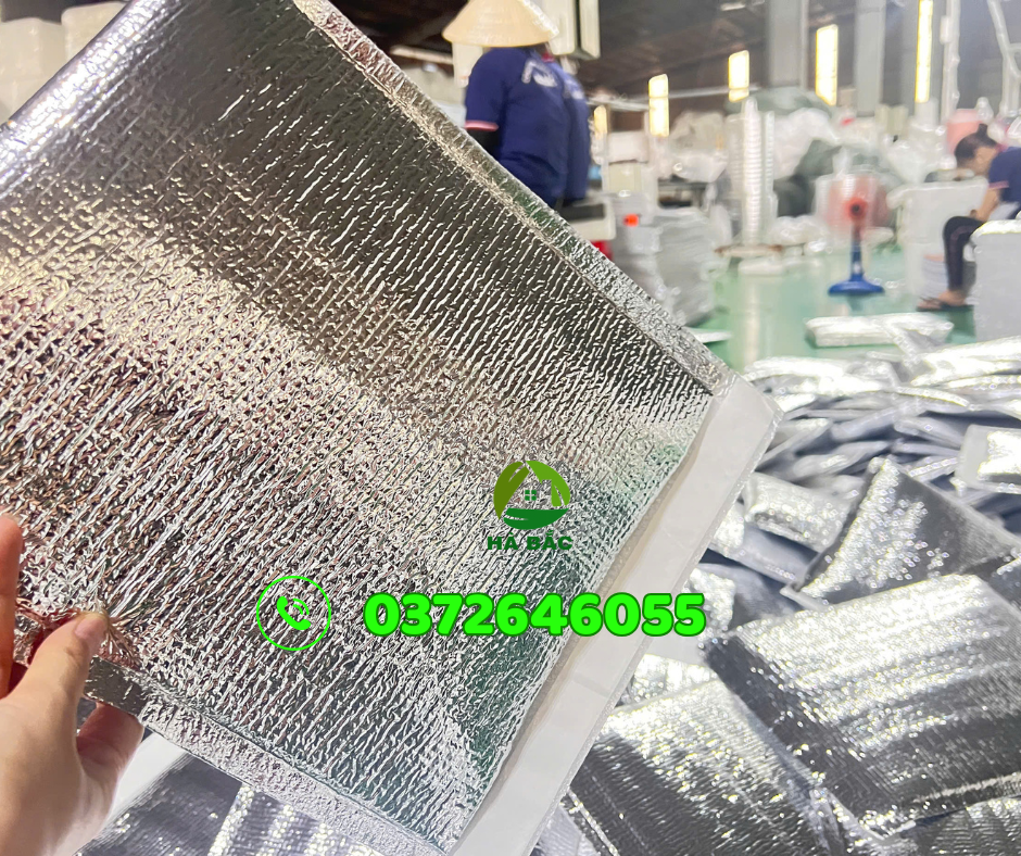 túi xốp bạc giữ nhiệt in logo