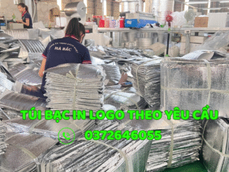 túi xốp bạc giữ nhiệt in logo