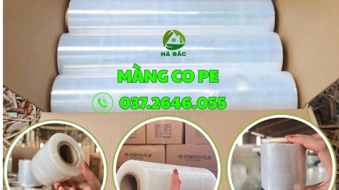 màng co pe quấn hàng giá rẻ
